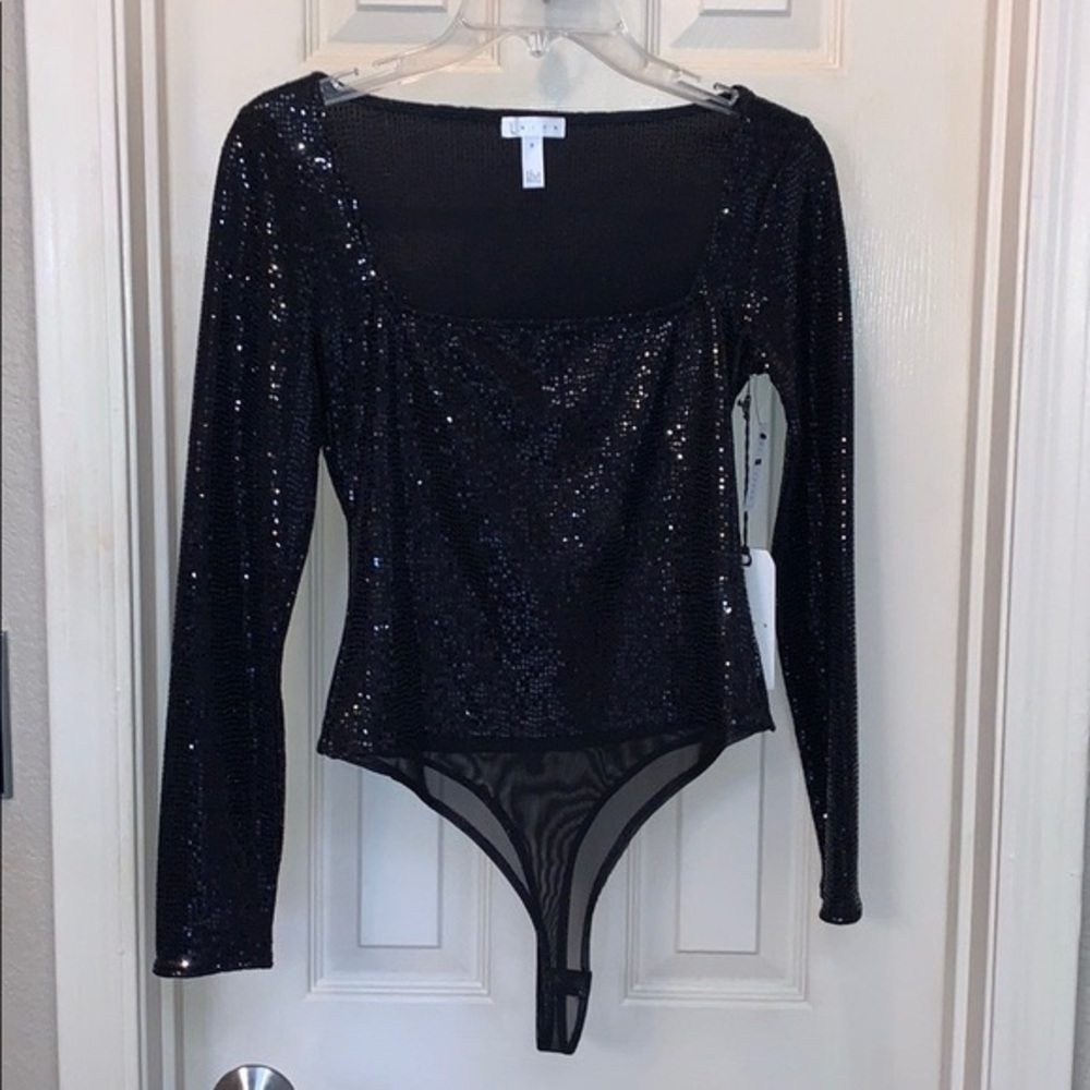 Leith black sequin bodysuit - Picture 3 of 3
